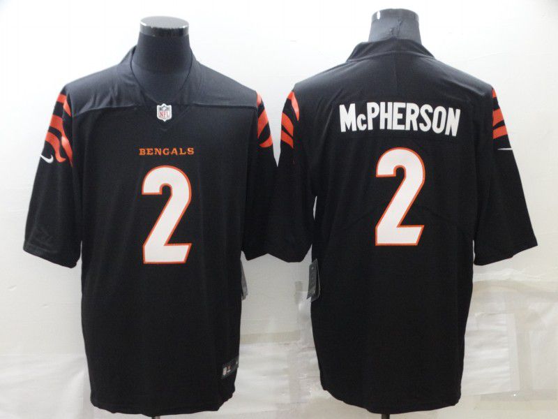 Men Cincinnati Bengals 2 Mcpherson Black Nike Vapor Untouchable Limited NFL Jersey